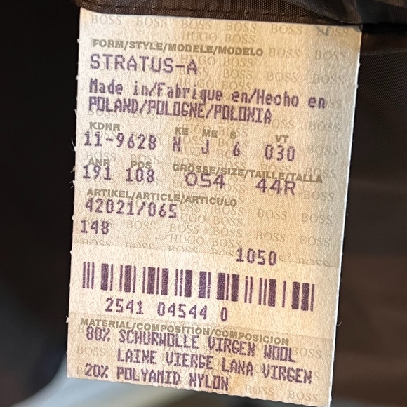 Hugo Boss Wool Overcoat - Picture 4 of 4